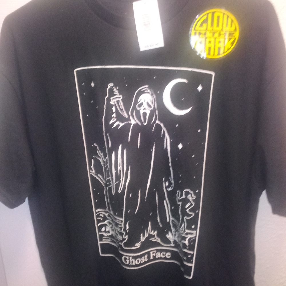 Ghostface T Shirt Size Small Glow In The Dark